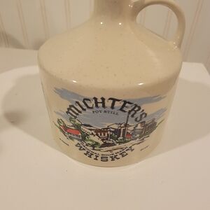 Vintage Michter’s Series 1978 Whiskey Crock Jug Cork Plug Quart Empty